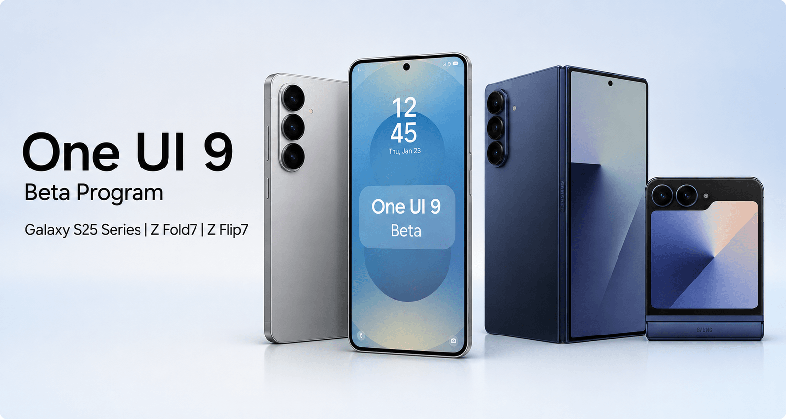 Samsung One UI 9 Beta Program Expands to Galaxy S25, Z Fold7 and Z Flip7
